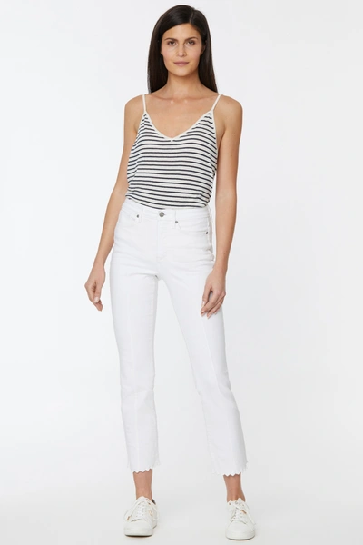 Nydj Slim Ankle Bootcut Jeans In White