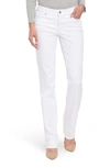 Nydj Marilyn Straight Leg Jeans In Optic White
