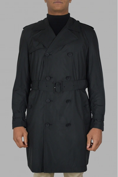 Valentino Trench Coat In Black