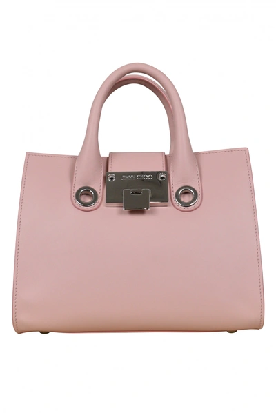 Jimmy Choo Mini Riley Handbag In Pink
