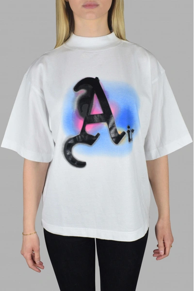 Palm Angels Air Oversized T-shirt In White