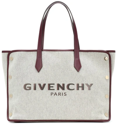 Givenchy Medium Canvas & Leather Shopper In Multicolor
