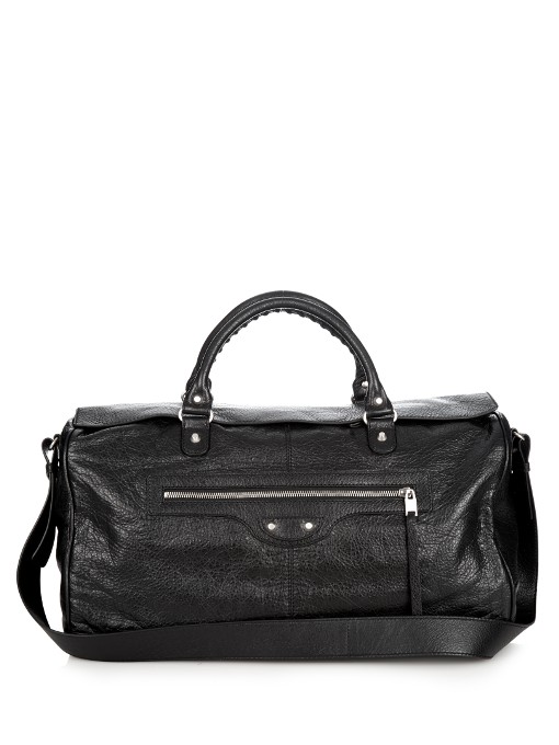 Balenciaga Arena Grained-leather Holdall In Black | ModeSens