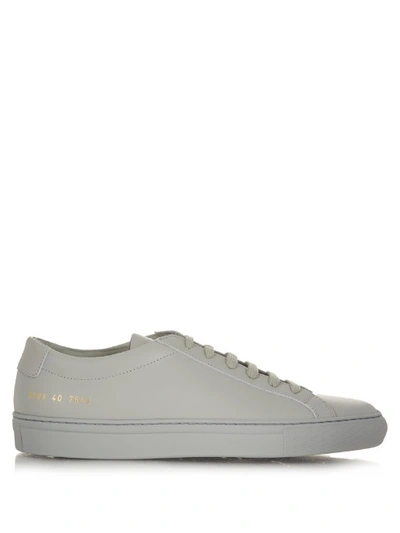 Common Projects Beige Leather Sneakers