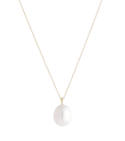 Sophie Bille Brahe L'eau Pearl & 14kt Gold Pendant Necklace In Yg