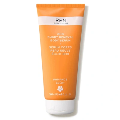 Ren Clean Skincare Aha Smart Renewal Body Serum 6.8 oz/ 200 ml In Na