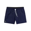 Lacoste Mens Blue Polyester Trunks