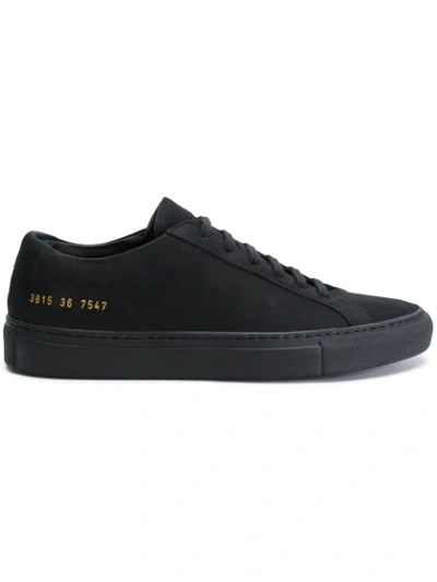 Common Projects Original Achilles Low Black Suede Sneakers