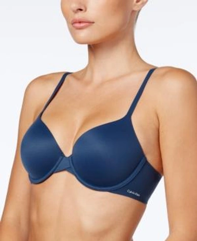 Calvin Klein Perfectly Fit Full Coverage T-shirt Bra F3837 In Intuition