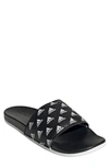 Adidas Originals Adidas Men's Adilette Comfort Slide Sandals From Finish Line In Black/white/white