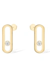 Messika Women's 18k Yellow Gold & Diamond Move Uno Earrings