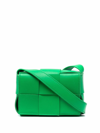 Bottega Veneta Women's Leather Crossbody Card Case In Green
