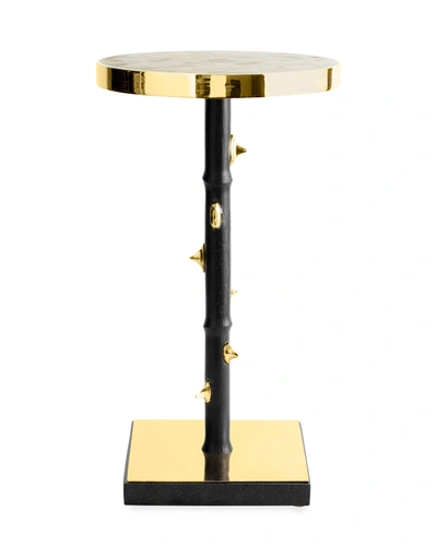 Michael Aram Thorn Accent Table In Gold