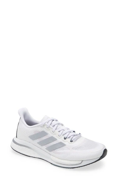 Adidas Originals Supernova Running Shoe In White/ Silver Met/ Core Black