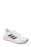 Adidas Originals Supernova Running Shoe In White/ Core Black/ Solar Red