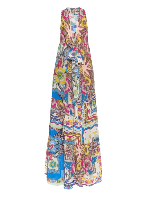 Etro Paisley-print Cotton Maxi Dress In Multicoloured Paisley Print ...