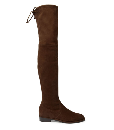 Stuart Weitzman Lowland 40mm Thigh-high Boots In Brown
