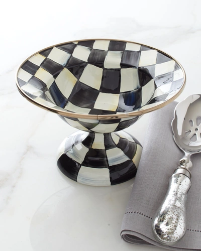 Mackenzie-childs Small Courtly Check Compote