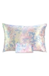 Blissy Mulberry Silk Pillowcase In Yellow Tie Dye