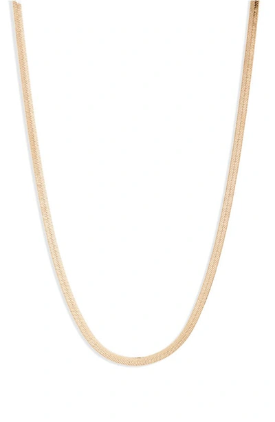 Shymi Glamour Snake Chain Necklace In Gold