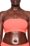 Skims Fits Everybody Bandeau Bralette In Neon Coral
