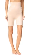 Spanx Power Conceal-her High-waisted Mid-thigh Shorts In Soft Nude