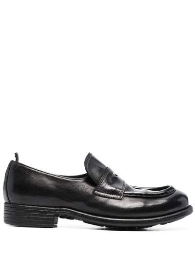 Officine Creative Calixte 020 Leather Loafers In Black
