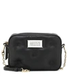 Maison Margiela Glam Slam Small Leather Shoulder Bag In Black