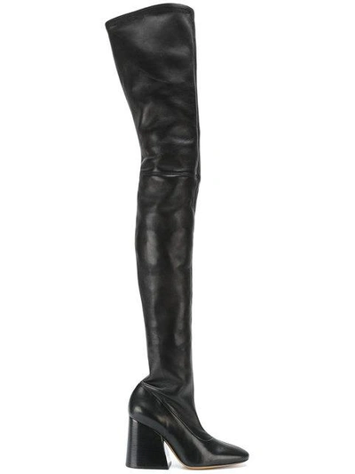 Maison Margiela Over The Knee Boots - Brown