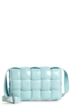 Bottega Veneta Padded Cassette Bag In Spearmint/ Silver