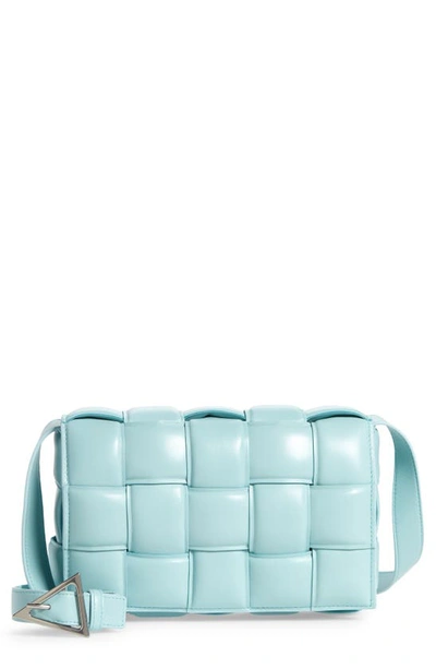 Bottega Veneta Padded Cassette Bag In Spearmint/ Silver