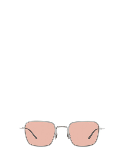 Prada Square-frame Sunglasses In Silver