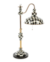 Mackenzie-childs Courtly Farmhouse Writer's Lamp In Black/white