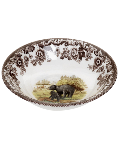 Spode Woodland American Wildlife Black Bear Ascot Cereal Bowl