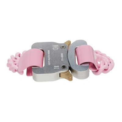 Alyx Pink Chain Link Buckle Bracelet In Pnk Soft Pink