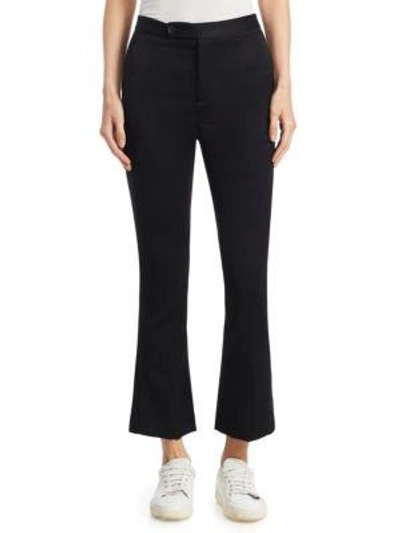 R13 Skinny Kick Wool Trousers In Black