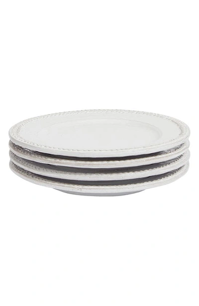 Soho Home Set Of 4 Hillcrest Side Plates (21cm) In White