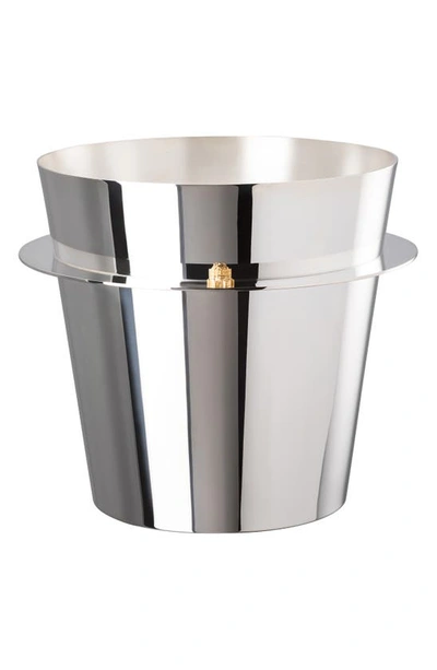 Versace Stainless Steel Champagne Bucket - 9.4" In Silver