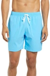 Chubbies Tropicadas 7-inch Swim Trunks In Turquoise/ Aqua