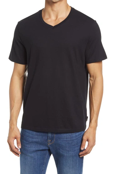 Ag Bryce V-neck T-shirt In True Black