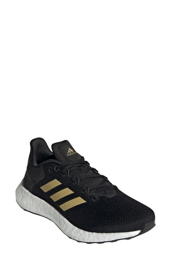 Adidas Originals Adidas Women's Pureboost 21 Running Shoes In Core Black/  Gold Met/ Grey Six | ModeSens