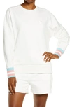 Sweaty Betty Essentials Sweatshirt In White Multi