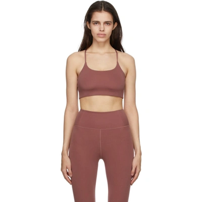 Girlfriend Collective + Net Sustain Juliet Recycled Stretch Sports Bra In Fig