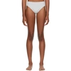 Skims Grey Cotton 2.0 Cheeky Tanga Briefs In Light Heather Grey