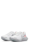 Nike Zoomx Invincible Run Flyknit Men's Road Running Shoes In White,pure Platinum,chile Red,metallic Silver