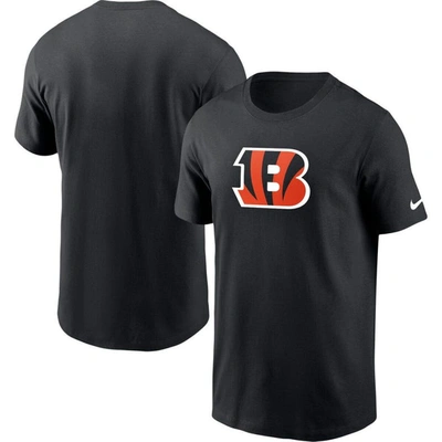 Nike Men's Logo Essential (nfl Cincinnati Bengals) T-shirt In Black