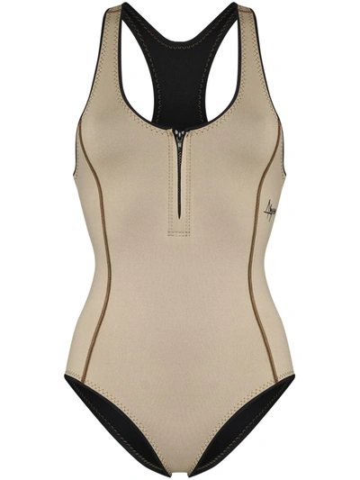 Abysse Elle Surf Swimsuit In Neutrals