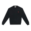 Ami Alexandre Mattiussi Blue Crew Neck Sweatshirt