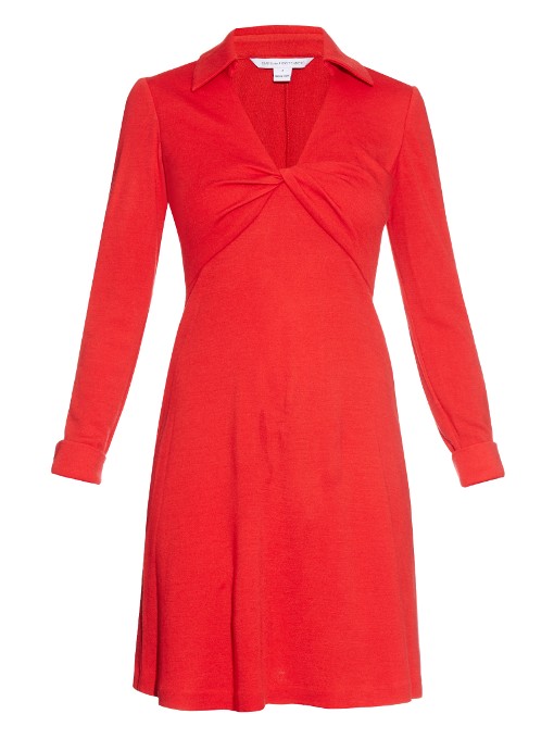 Diane Von Furstenberg Twist Dress In Red | ModeSens