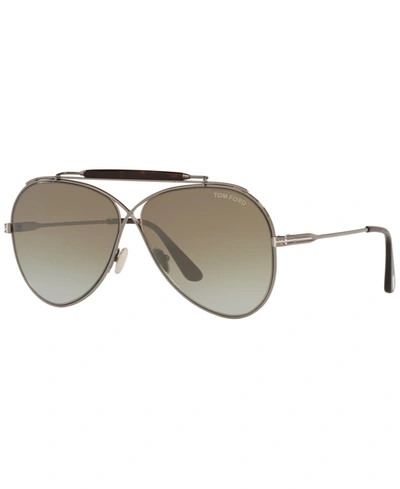 Tom Ford Unisex Sunglasses, Tr001321 60 In Brown Mirror